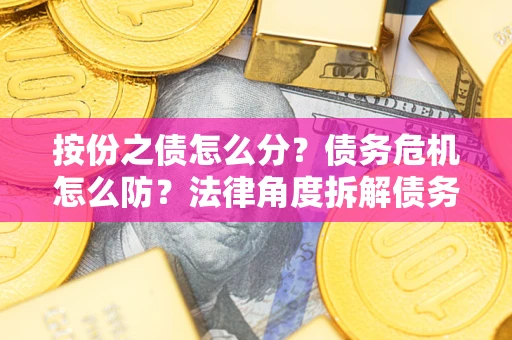 北京按份之债怎么分？债务危机怎么防？法律角度拆解债务分配与风险自保指南