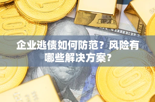 北京企业逃债如何防范？风险有哪些解决方案？