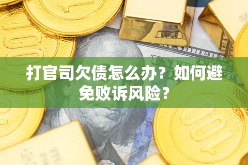 北京打官司欠债怎么办？如何避免败诉风险？