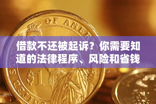 北京借款不还被起诉？你需要知道的法律程序、风险和省钱技巧
